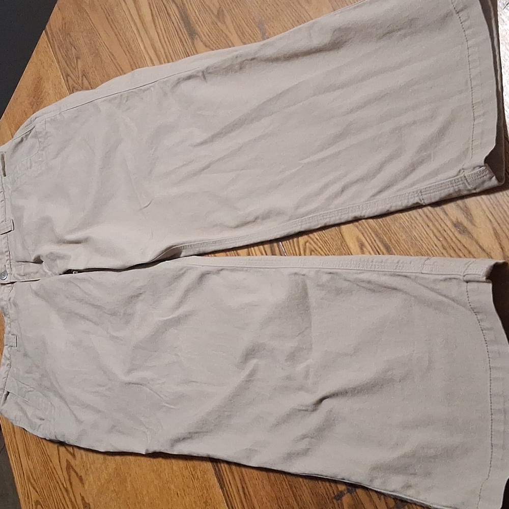 MOUNTAIN KHAKIS Pants Mens 38 X 32 Tan Beige RELAXED FIT Preowned Used